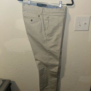 Ralph Lauren Men's Cream Chino Pants